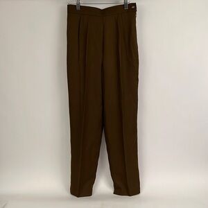 Via Seta Brown Pants‎ Size 8